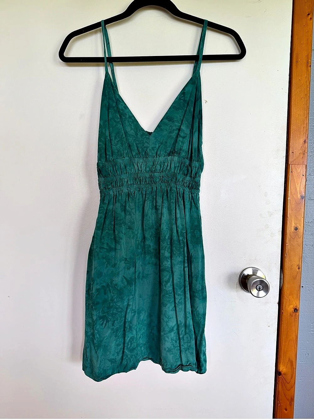 Keani Hawai’i Mini Slip Dress in Green Size XS